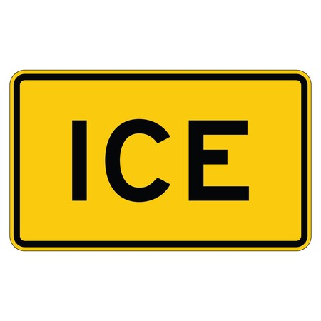 Sign Solutions Usa 12 in Height, 24 in Width, Aluminum, Horizontal Rectangle DUS08DFY2412W8-5aP